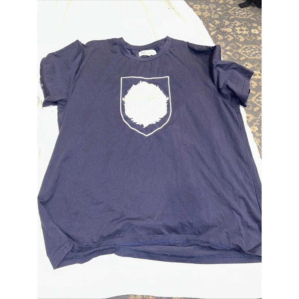 NWOT Men's Laboratory Lord & Taylor Lion Crest Embroidered Tshirt Rare Free Ship